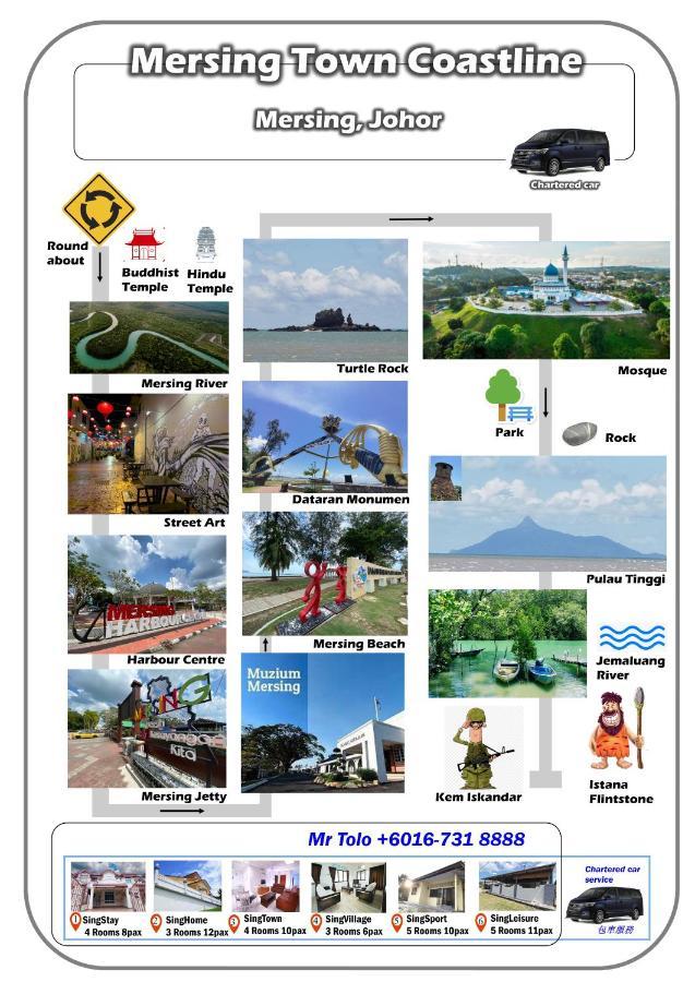 Singhome Holiday House Mersing Ngoại thất bức ảnh