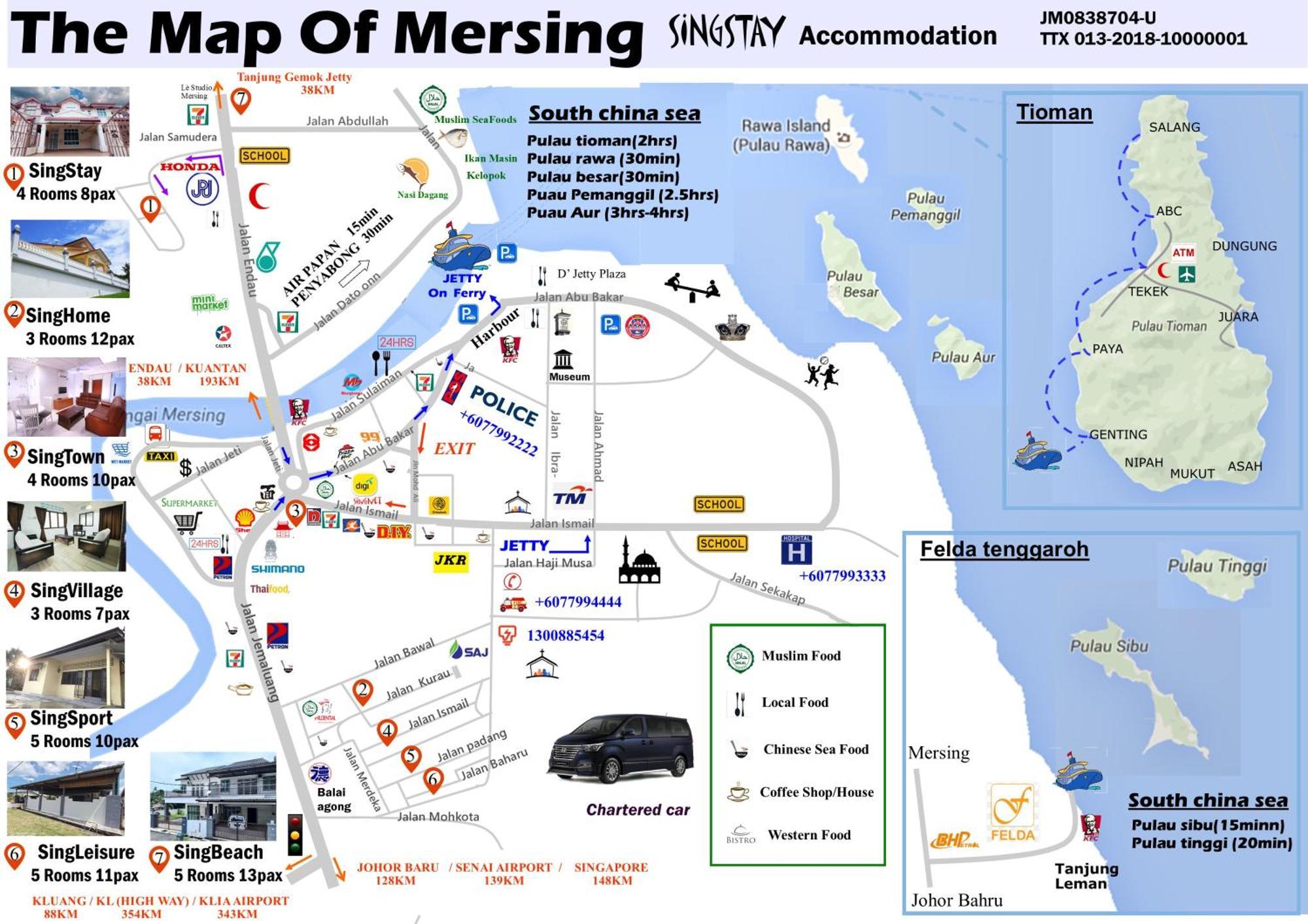 Singhome Holiday House Mersing Ngoại thất bức ảnh